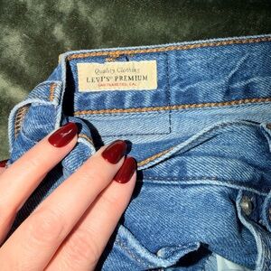 Levi's Light Blue Straight Leg Jeans